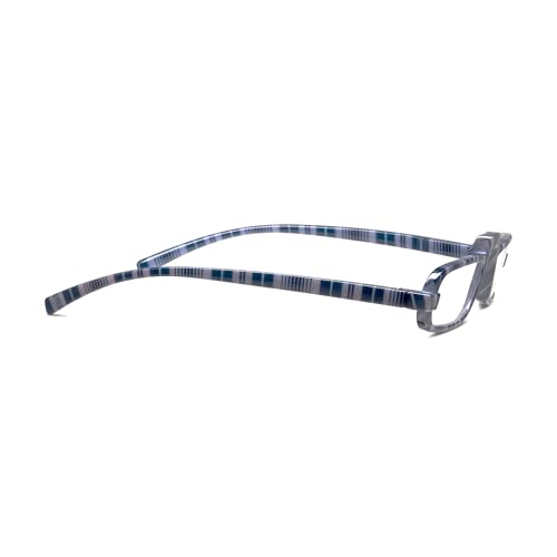 Peepers by PeeperSpecs Women's Fruit Stripe Gum Rectangle Reading Glasses, Navy, 1.75