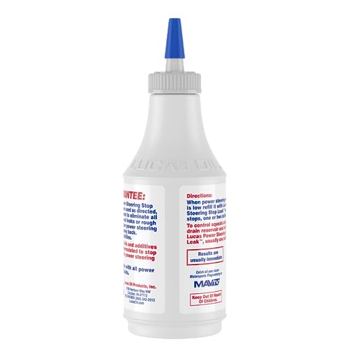 Lucas Oil 10008 Power Steering Stop Leak - 12 Ounce