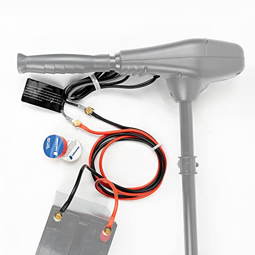 Newport 10ft Trolling Motor Battery Cable Extension Kit – 8AWG Marine-Grade Wire – Includes Connectors, Terminals & Heat Shrink – Compatible with All Newport Motors