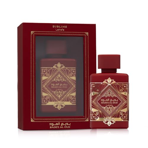 Lattafa Bade'e Al Oud Sublime - Tropical, Fruity, Fresh, Vanilla - Eau de Parfum Long-Lasting Fragrance for Unisex, 3.40 Ounce / 100 ml