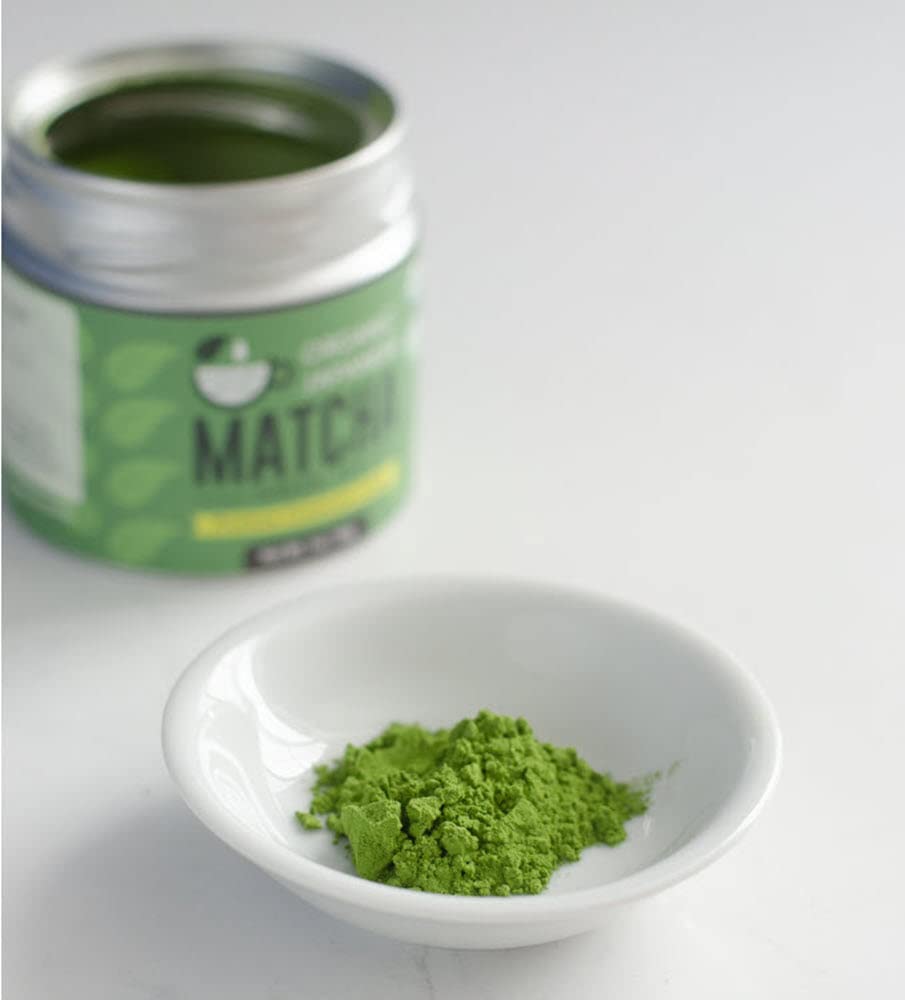 Kyoto Dew Matcha – Organic Premium Ceremonial Grade Japanese Matcha Green Tea Powder – No Fillers, Zero Sugar – USDA & JAS Certified, 30g (1oz) Tin