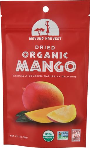Mavuno Harvest Dried Mango, Organic, 2 oz