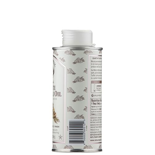 La Tourangelle, White Truffle Oil, Complex Gourmet Earthy Flavor for Drizzling over Pasta, Popcorn, Vegetables, Potatoes, Soup and More, 8.45 Fl Oz
