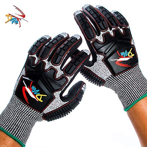 Lobster Gloves for Diving Kevlar Spearfishing Dive Glove Puncture Resistant (Medium)