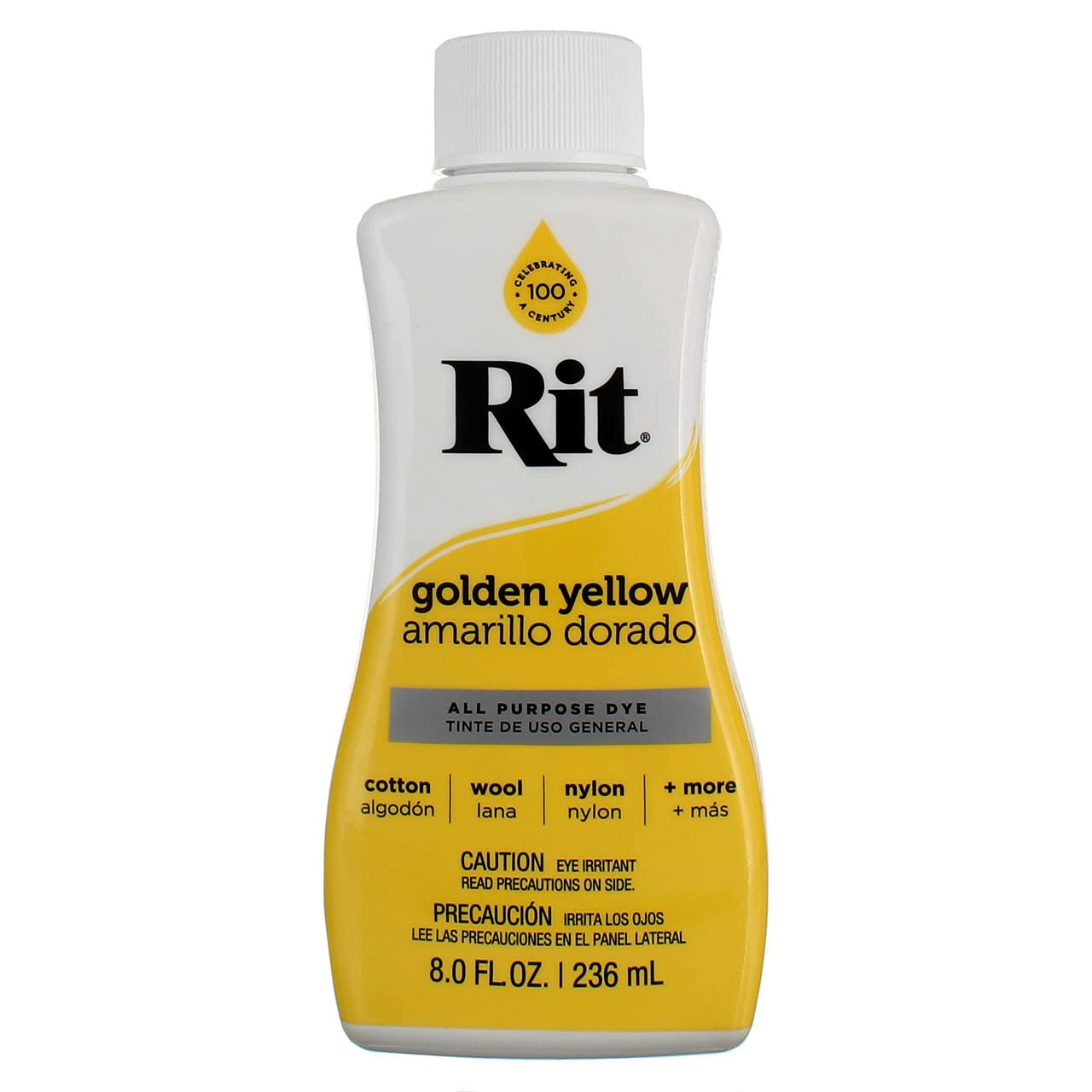 Rit Purpose Liquid Dye, Yellow, 236ml