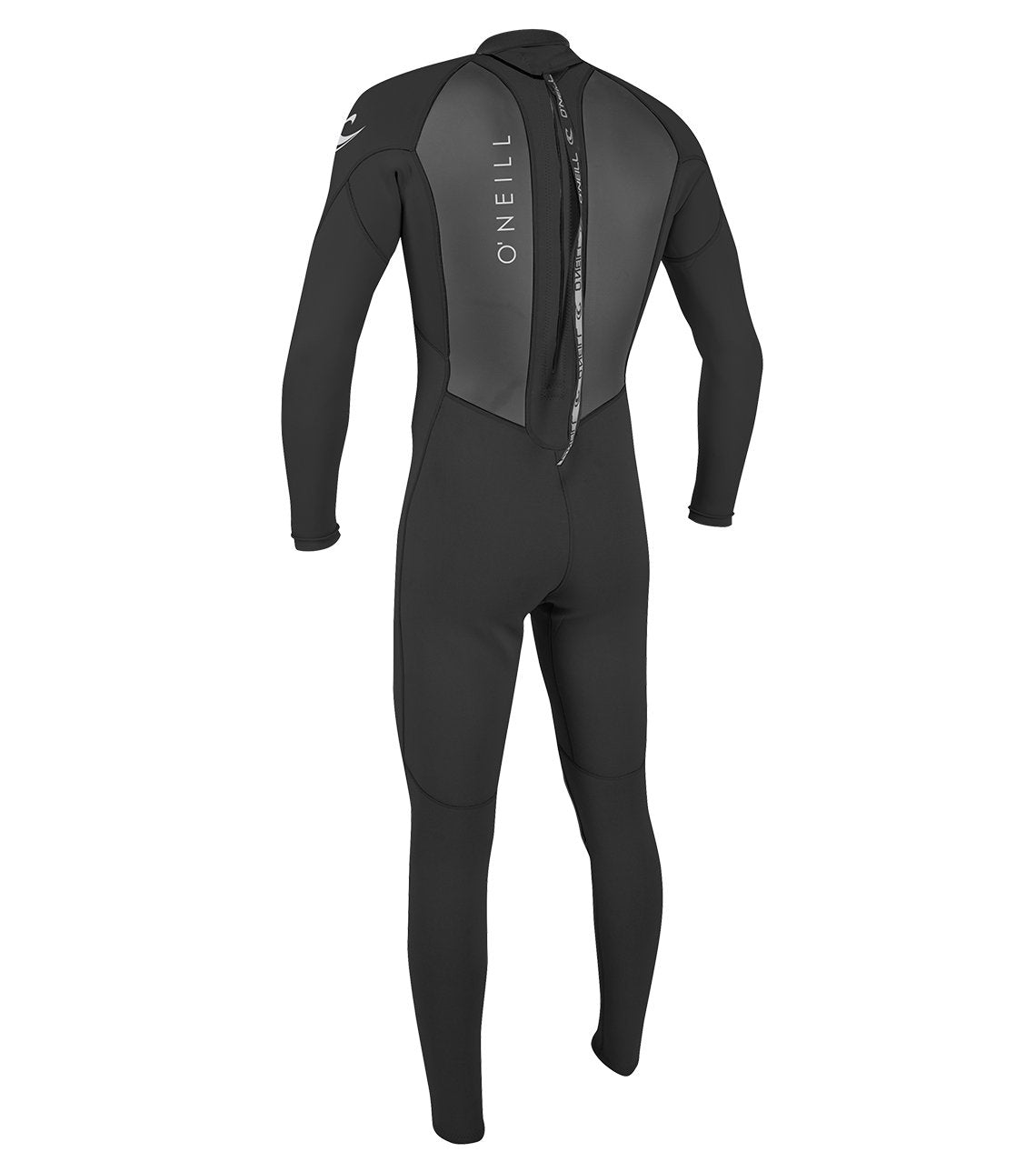 O'Neill Wetsuits Men's REACTOR-2 3/2MM BACK ZIP FULL Wetsuits, Black/Black, Large Tall US