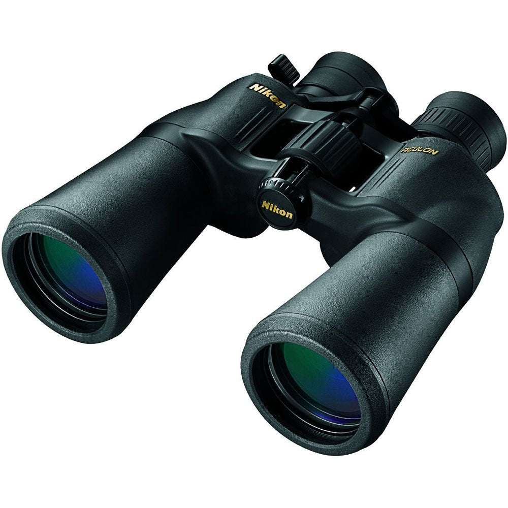 Nikon ACULON A211 10-22x50 Binocular | Multilayer coating, Porro prism Binocular with turn and slide eyecups, Tripod Adaptable | Official Nikon USA Model