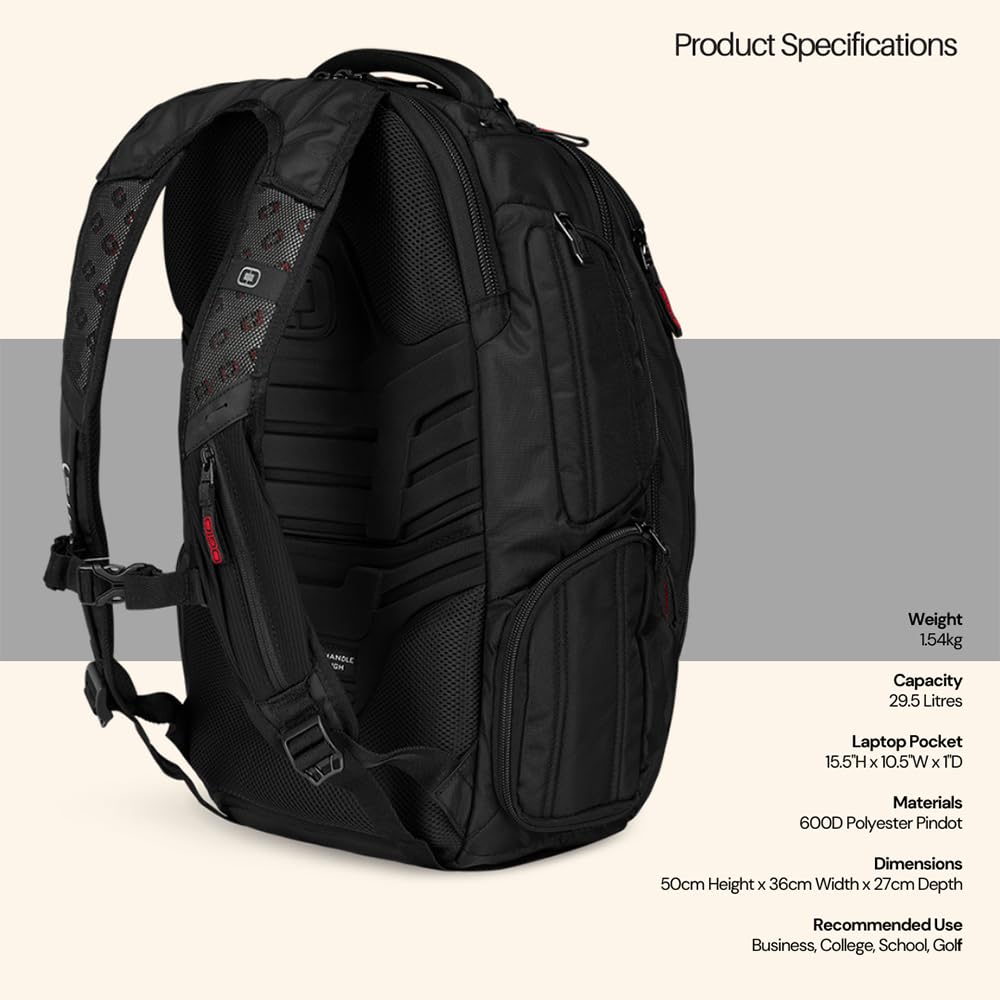 OGIO Renegade Backpack (Renegade , Black), Large
