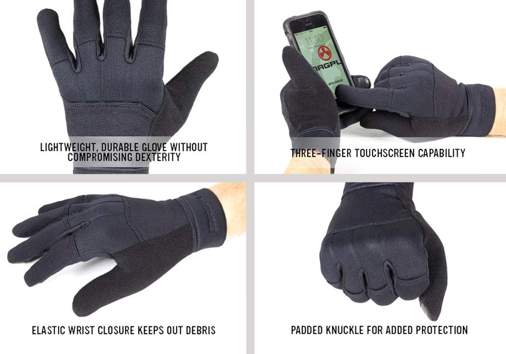 Magpul Core Technical Lightweight Work Gloves, Black, Large