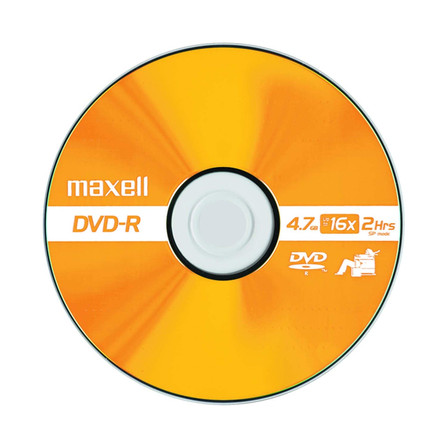 Maxell Dvd-R Recordable Disc, 4.7 Gb, 16x, Spindle, Gold, 25/pack