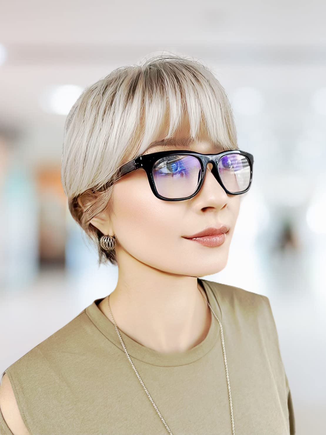 RL READLUX Reading Glasses Frame Women UV Blue Light Filtering Magnifier 1.50-3.00