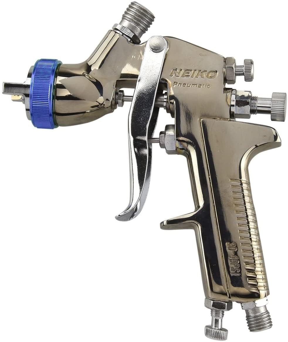 NEIKO 31213A Air Spray Paint Gun, HVLP with Gravity Feed, 1.3 MM Nozzle, 600 CC Capacity, Spray Gun Paint Sprayer for Walls, Automotive, Home Improvement