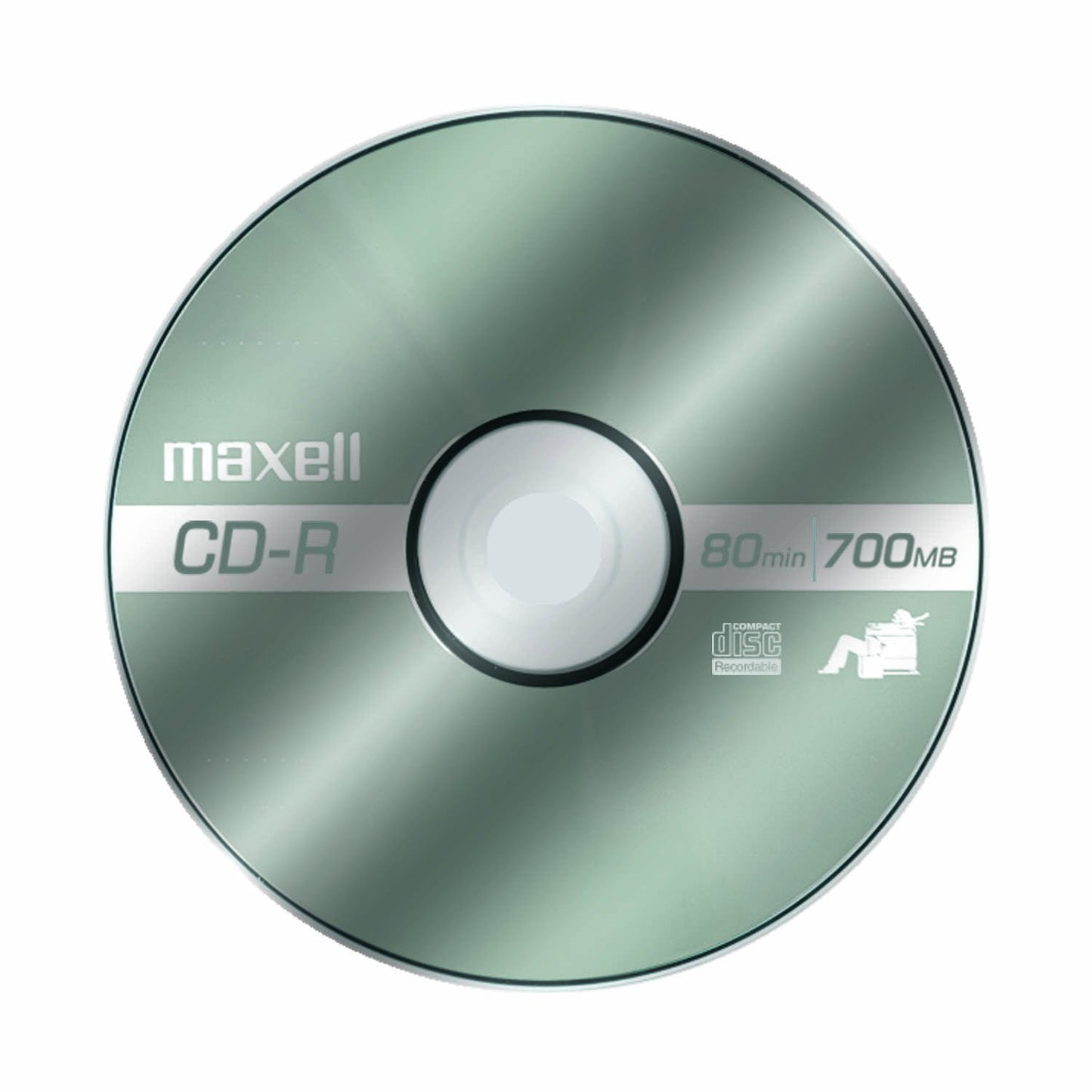 Maxell 648200, Premium Quality Noise free Surface Playback Recordable CDs 700Mb Storage – 2x to 48x, Write Speed 80 minutes - Blank CDs, CD Storage & Reusable Spindle Case Holder – 100 Pack