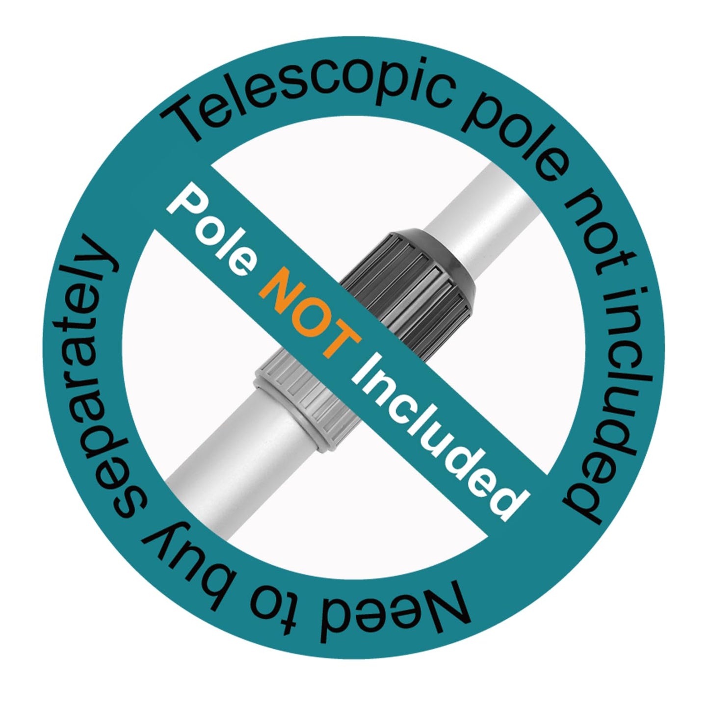 POOLWHALE Professional Pool Skimmer Net, Heavy Duty Swimming Leaf Rake Cleaning Tool with Deep Fine Nylon Mesh Net Bag - Fast Cleaning,Easy Scoop Edge,Debris Pickup Removal (No Pole)