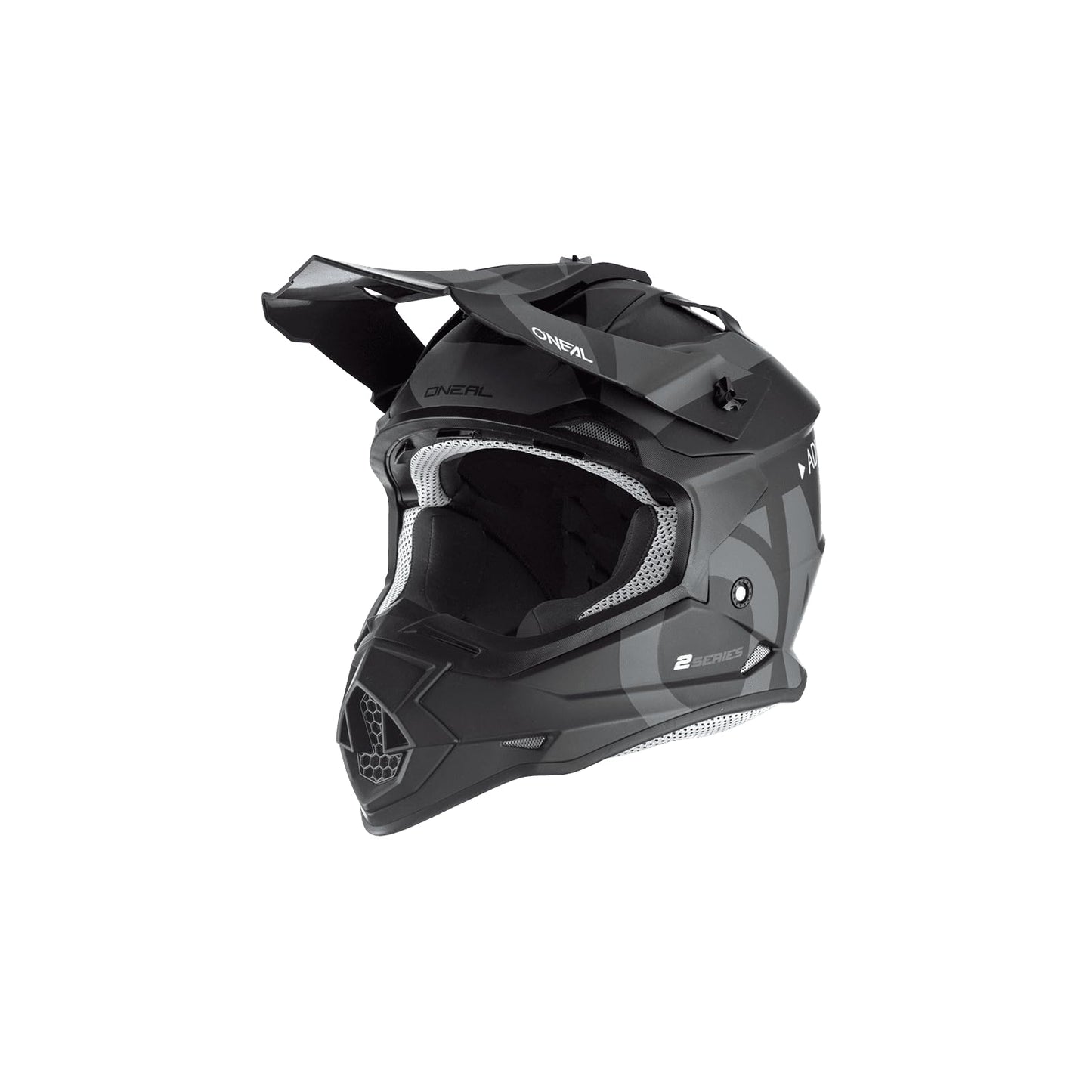 O'Neal - 0200-S15 2Series Adult Helmet, Slick (Black/Gray, XL)