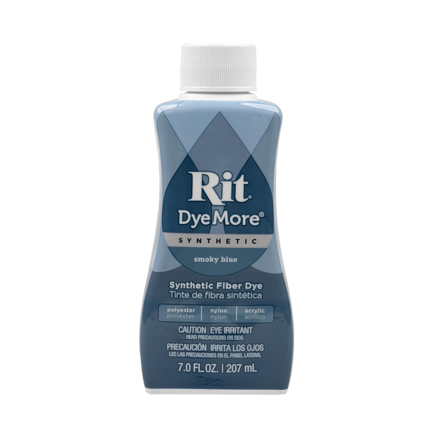 Rit DyeMore Single Bottle 7 Oz. Synthetic Liquid Fiber Dye for Clothing, Décor, and Crafts – Smoky Blue