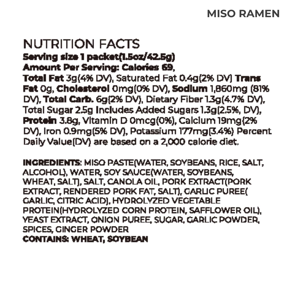 Kitchen Kurume® Miso Ramen Soup Concentrate (Pack of 10), Made in USA, Japanese Ramen Soup Base, 100% Natural Ingredients, No MSG, No Preservatives, Fresh Small Batch,15 Fl Oz