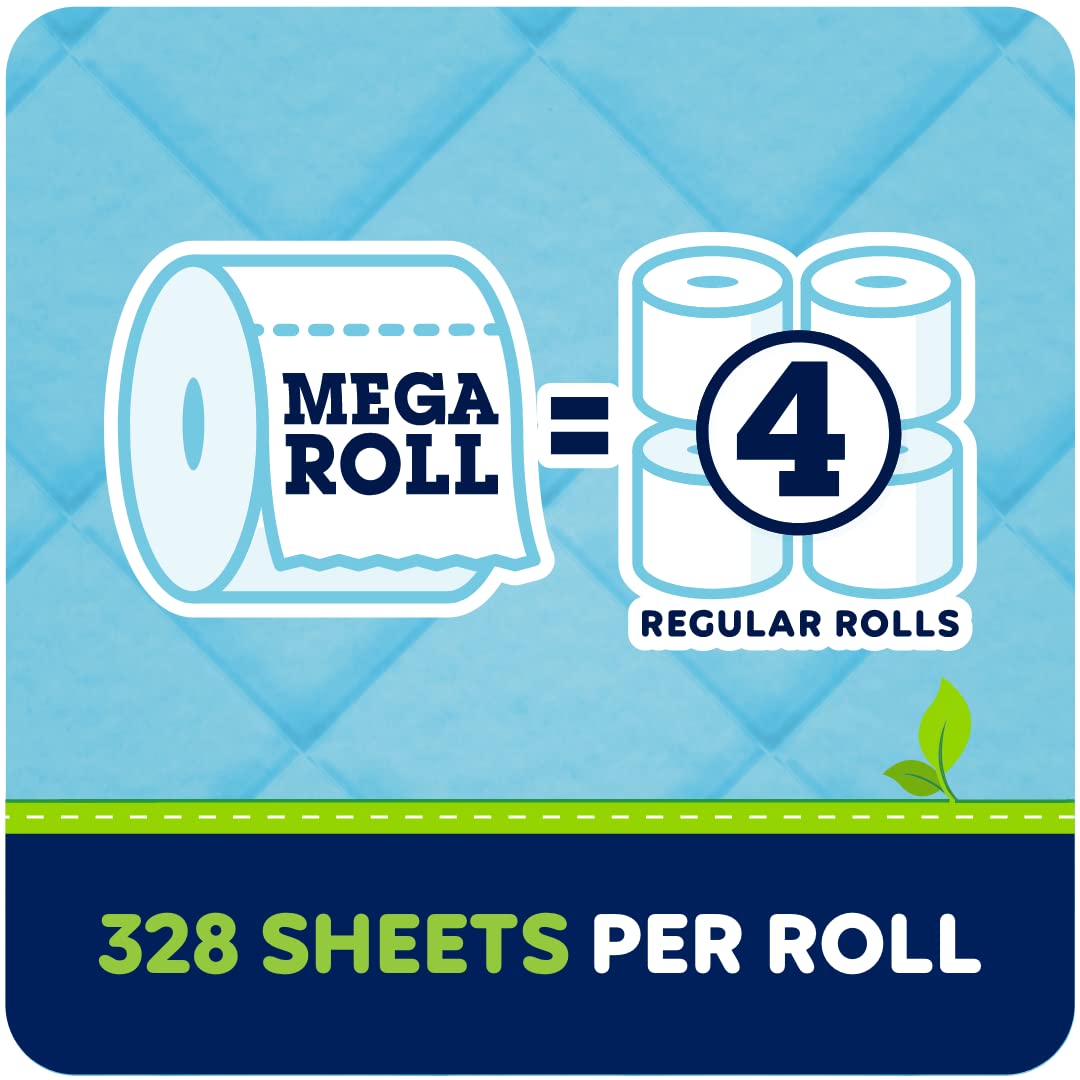 Quilted Northern Ultra Soft & Strong® Toilet Paper, 32 Mega Rolls = 128 Regular Rolls, 2-ply Bath Tissue (Pack of 1)