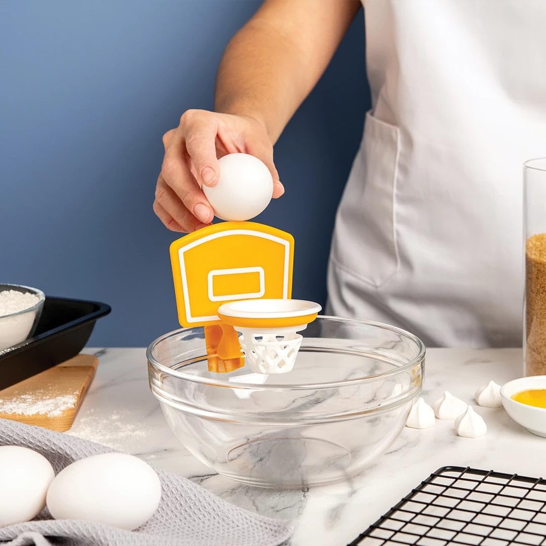 OTOTO Dunk N' Egg Yolk Separator Funny, Unique Kitchen Gadgets, Kitchen Accessories, Unique Cooking Gifts, Basketball Stuff