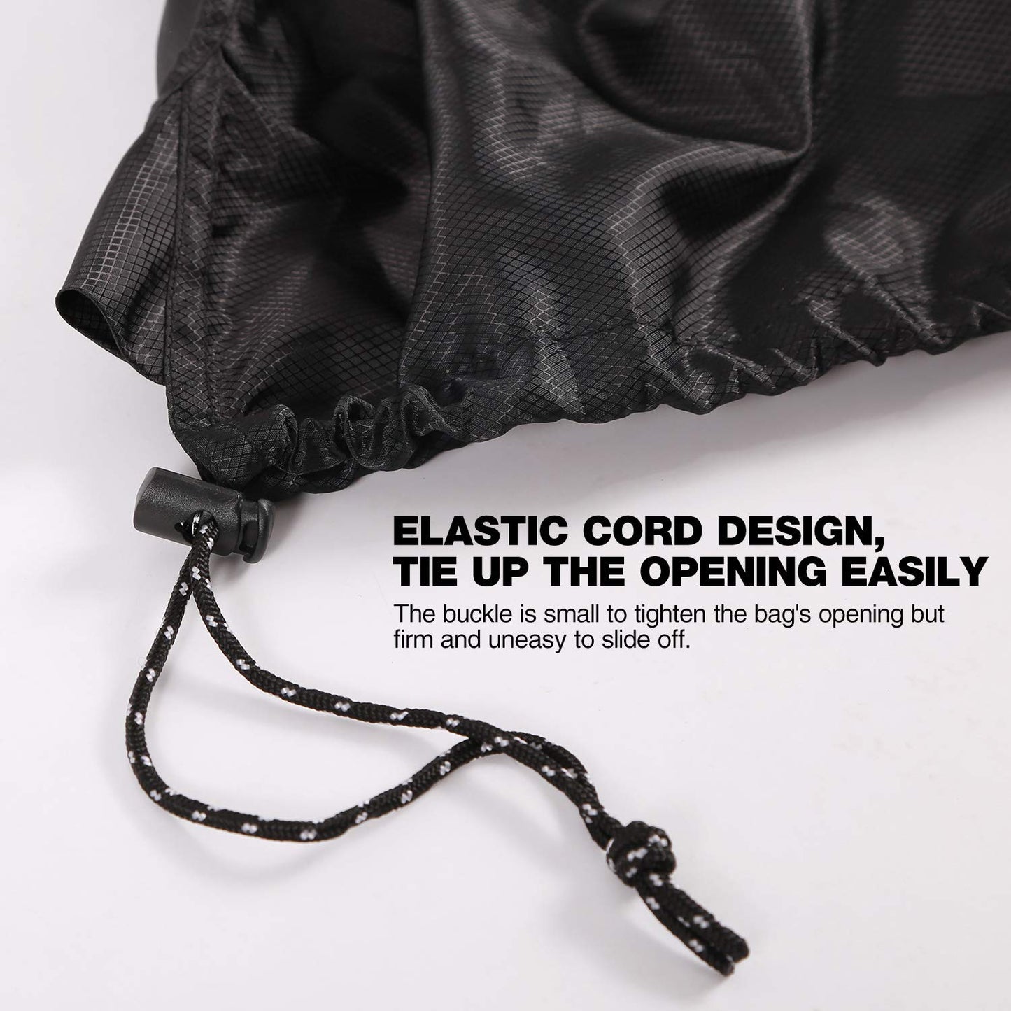REDCAMP Sleeping Bag Stuff Sack, Compression Sack, Great for Backpacking and Camping Black Heavy Duty XXL
