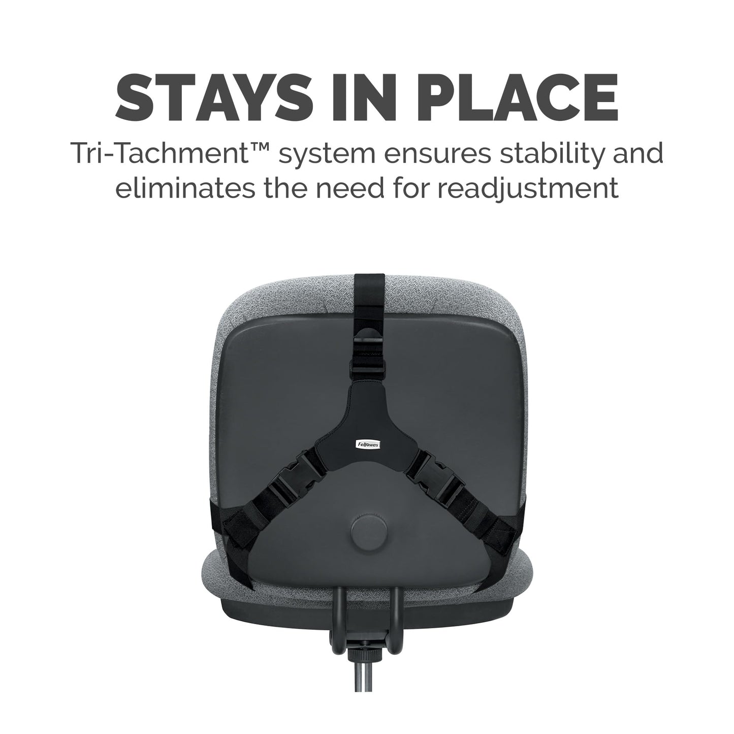 Fellowes Professional Series Back Support, Black (8037601)