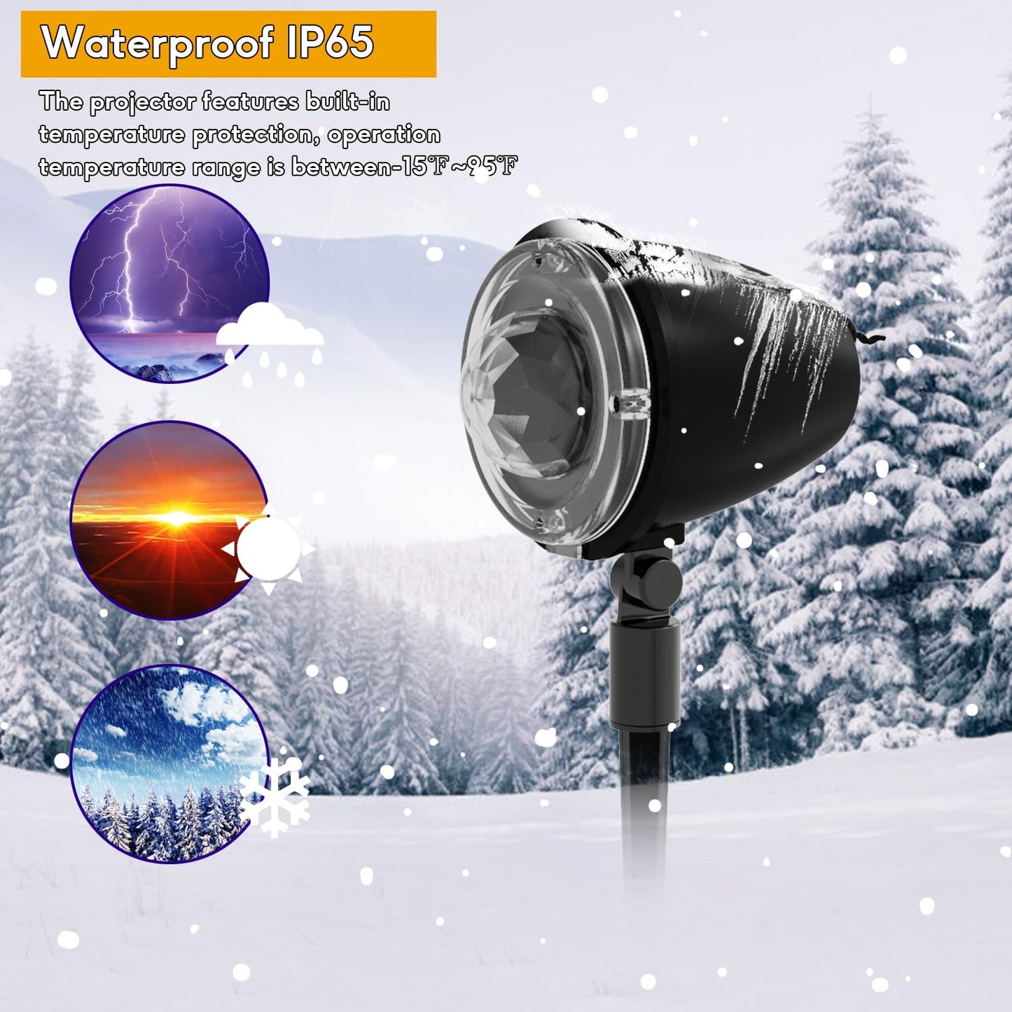 Halloween Projector Lights Outdoor,Christmas Decorations Holiday Projector,Water Wave Ocean Effect Night Light with Remote,Waterproof LED Landscape Light for Wedding Garden Wall Tree Decoration