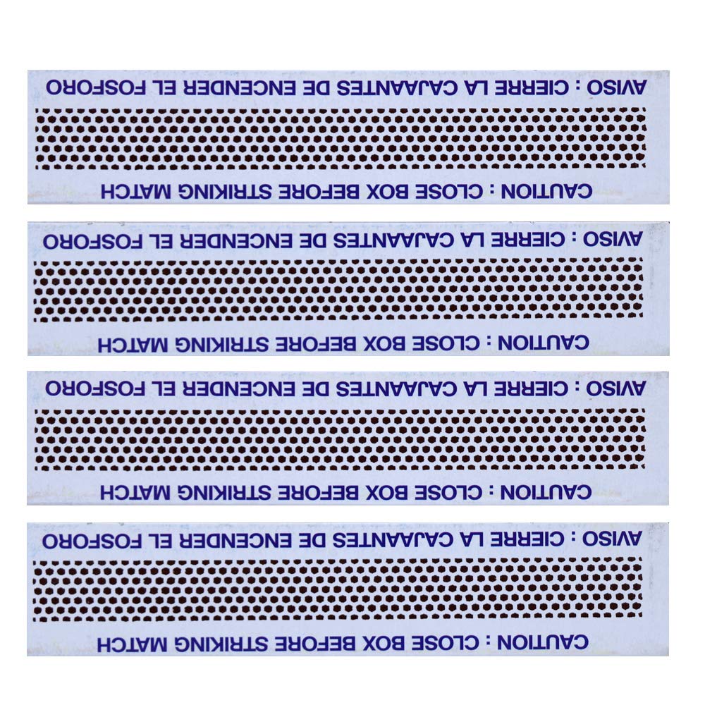 OCD BARGAIN, Wooden Kitchen Matches 250 with Strike On Box - for Candles, Kitchen, Camping, Out Door - 250 Per Pack (4)