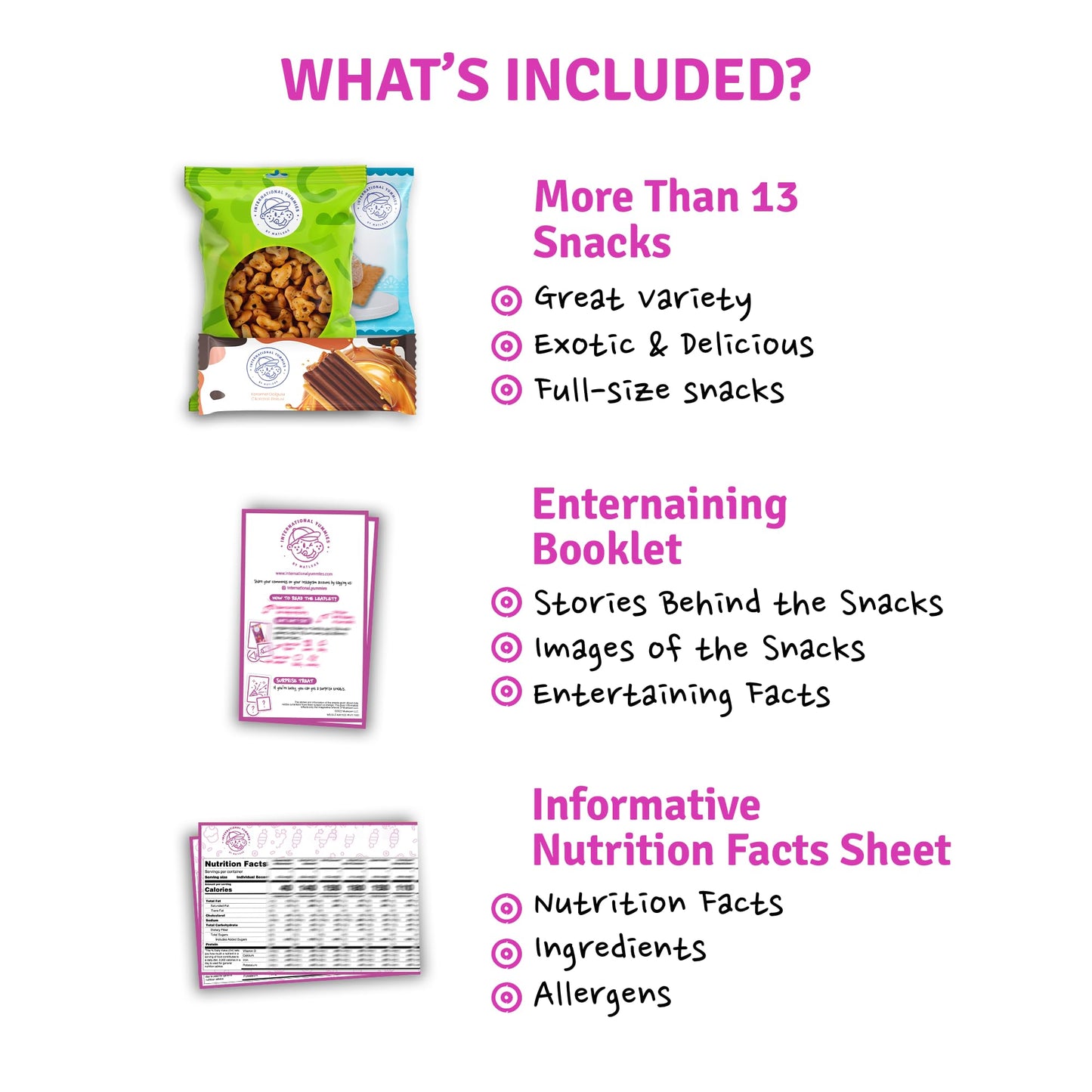 Midi International Snack Box | Premium Exotic Foreign Snacks | Unique Snack Food Gifts Included | Purple Theme Box | Candies from Around the World | 12 Full-Size + 1 Bonus Snacks