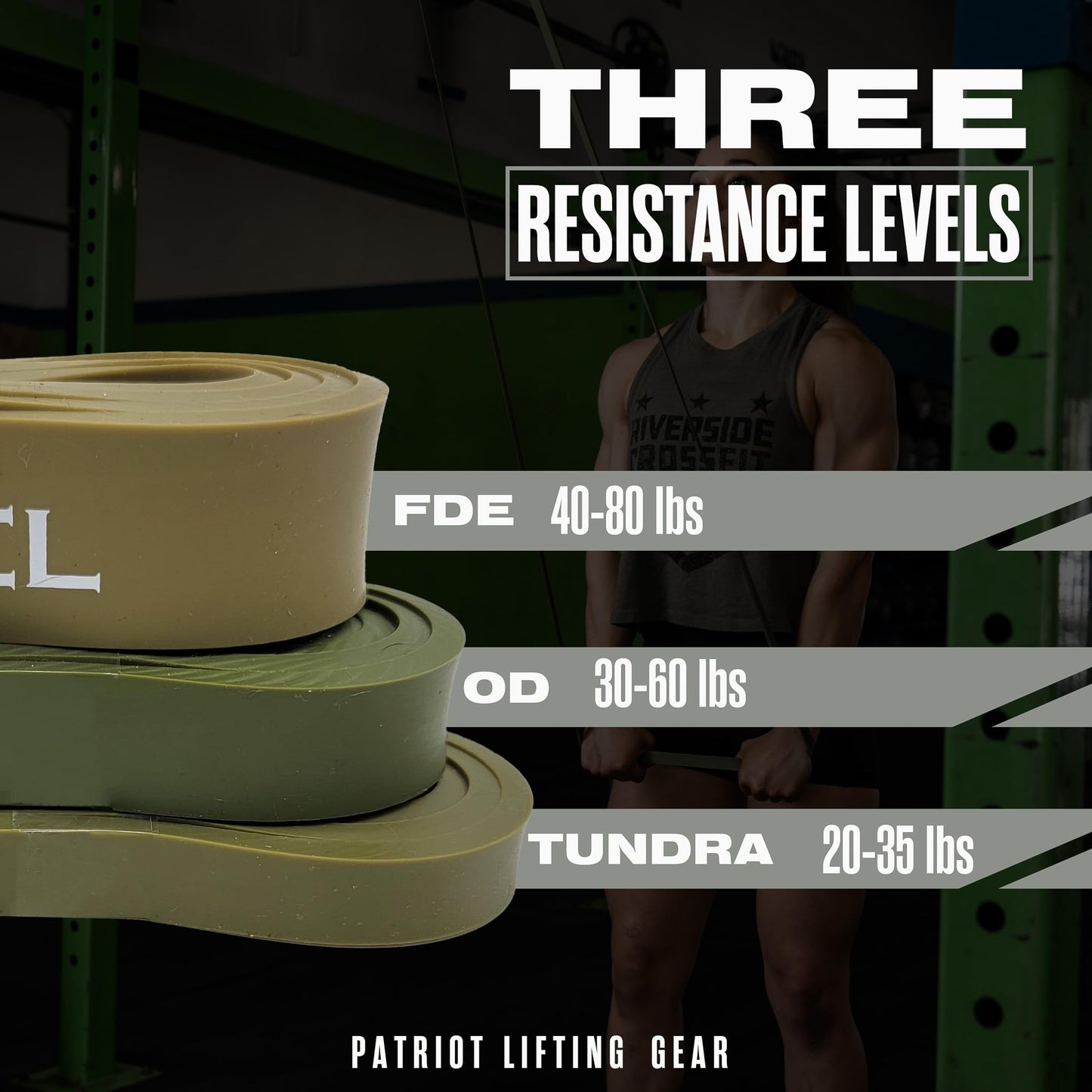 Pull Up Assistance Bands for Working Out - Resistance Bands Set for Men, Exercise, Workout, Fitness, Strength, Weightlifting, Training, Powerlifting, Stretch, Crossfit WOD (3 Band Set)