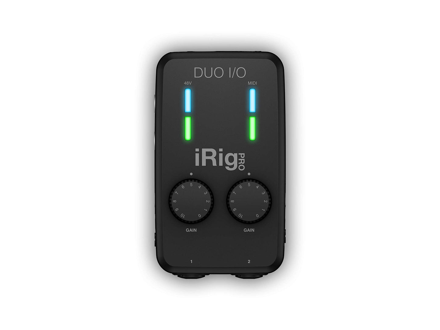 IK Multimedia iRig Pro Duo I/O USB audio interface, TRS balanced & headphones outputs, audio mixer to 24-bit, midi interface for music studio, recording, podcasting, streaming & social apps