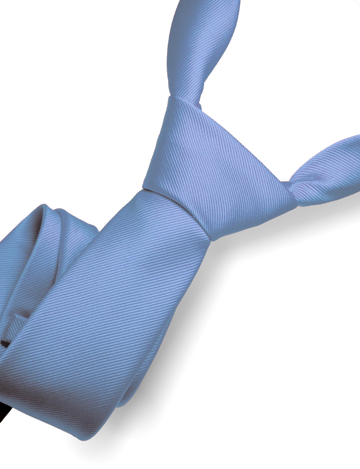 RBOCOTT Silk Baby Blue Tie Business Wedding Formal Necktie for Men (Light Blue)