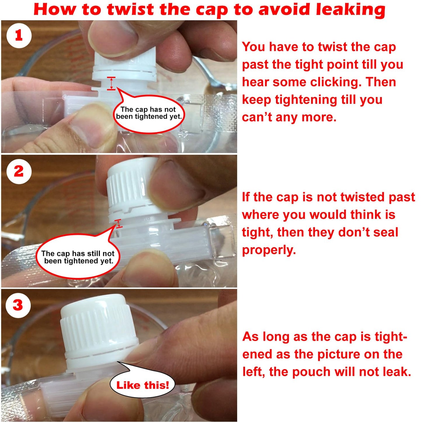 Keon Plastic Pouches - Leak-Proof, Reusable, Flexible Juice Bags, BPA-Free for Travel, Outdoor Sports, Concerts, Events (8OZ - 10PCS + 2 Funnels)