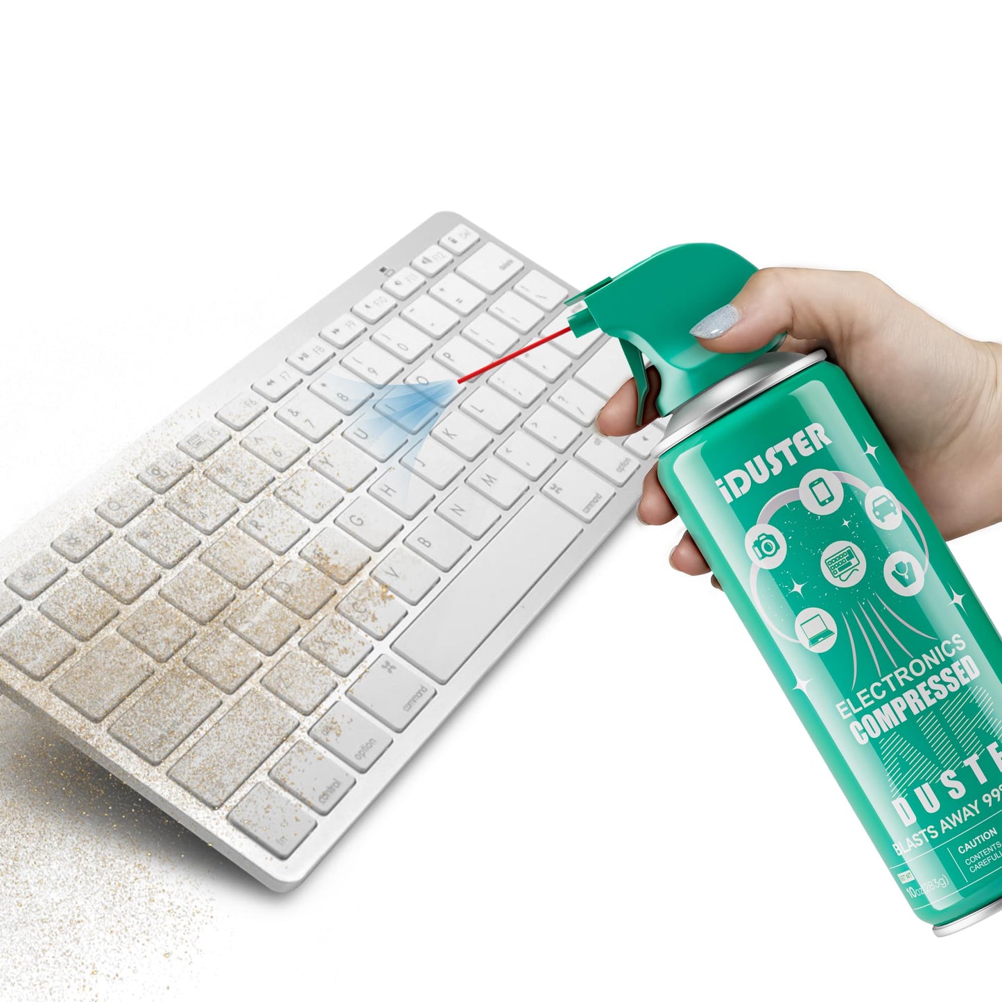 Keyboard Cleaner Air Spray for Computers - 10oz Air Can Duster for Electronics, Keyboard, 1PCS…