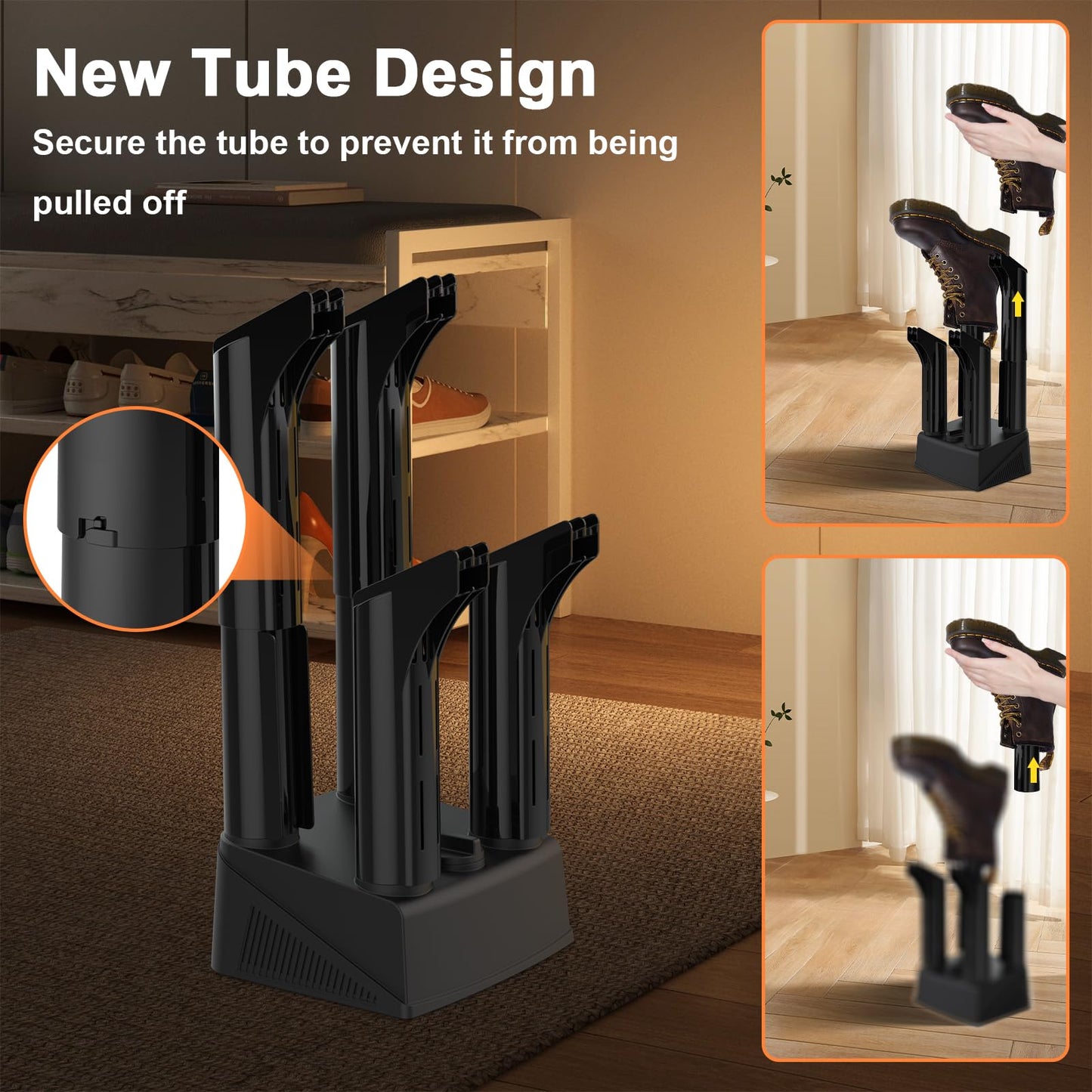 NESOVI Boot Dryers Shoe Dryer: Boot Warmer and Deodorizer with Fan, Boot Dryer for Work Boots with Timer, Shoe Dryers for Sneakers, Fast Glove, Helmet, Boxing Glove Dryer