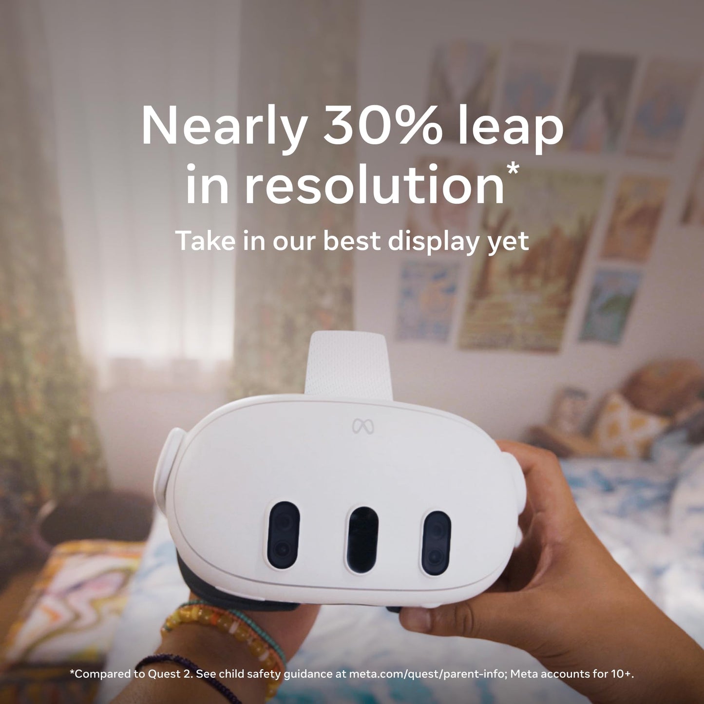 Meta Quest 3 512GB | Thirty Percent Sharper Resolution — 2X Graphical Processing Power — Play Without Wires — Get Batman: Arkham Shadow and a 3-Month Trial of Meta Horizon+ Included