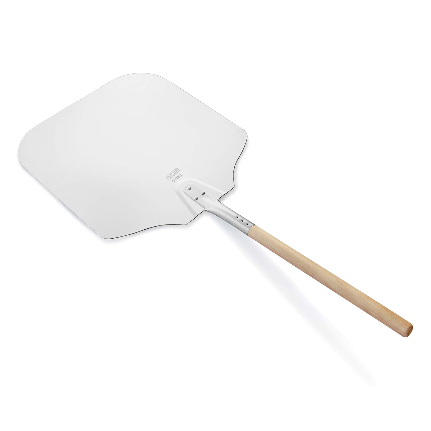 New Star Foodservice 50196 Aluminum Pizza Peel, Wooden Handle, 16 x 18 inch Blade, 36 inch overall