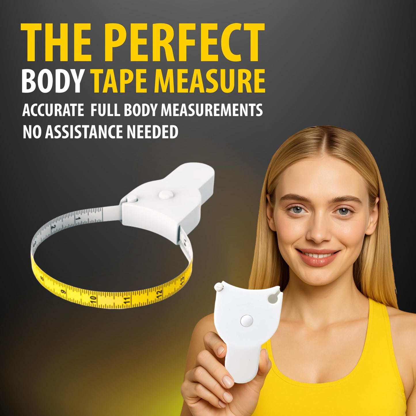 Perfect Body Tape Measure - 80 Inch Automatic Telescopic Tape Measure - Retractable Measuring Tape for Body: Waist, Hip, Bust, Arms, and More (Green - 80 inch)