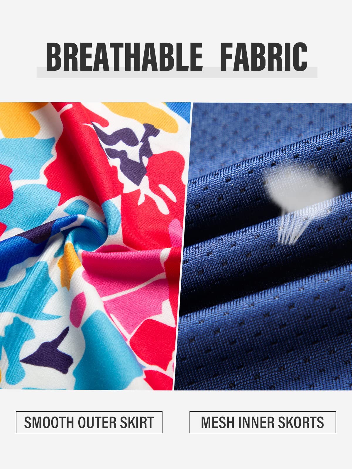 Kimmery Skorts Skirts with Pockets Womens Golf Skirts Knee Length Summer Skorts Dressy Violet M