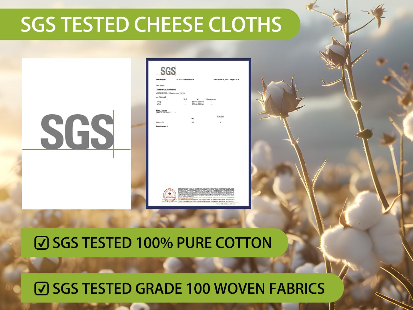 Olicity Cheese Cloths, 6PCS, Grade 100,20x20Inch Hemmed Cheese Cloth Fabric Reusable Fine Mesh Cloth, 100% Cotton Unbleached Precut Muslin Cheesecloth for Straining, Cooking, Yogurt, Juicing