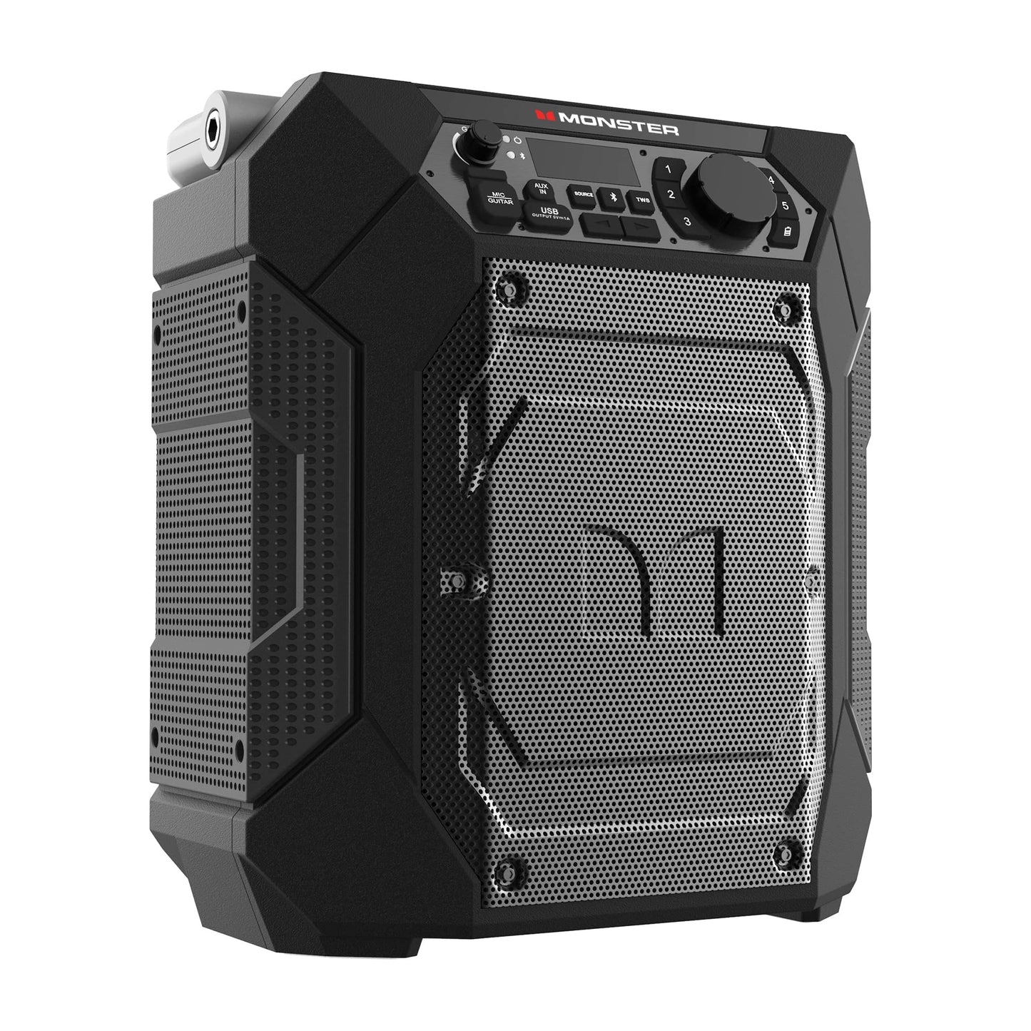 Monster Rocker 270 Sport | Portable Indoor/Outdoor Wireless Speaker, 60 Watts, Up to 24 Hours Playtime, IPX4 Water Resistant, Connect to Another TWS Speaker