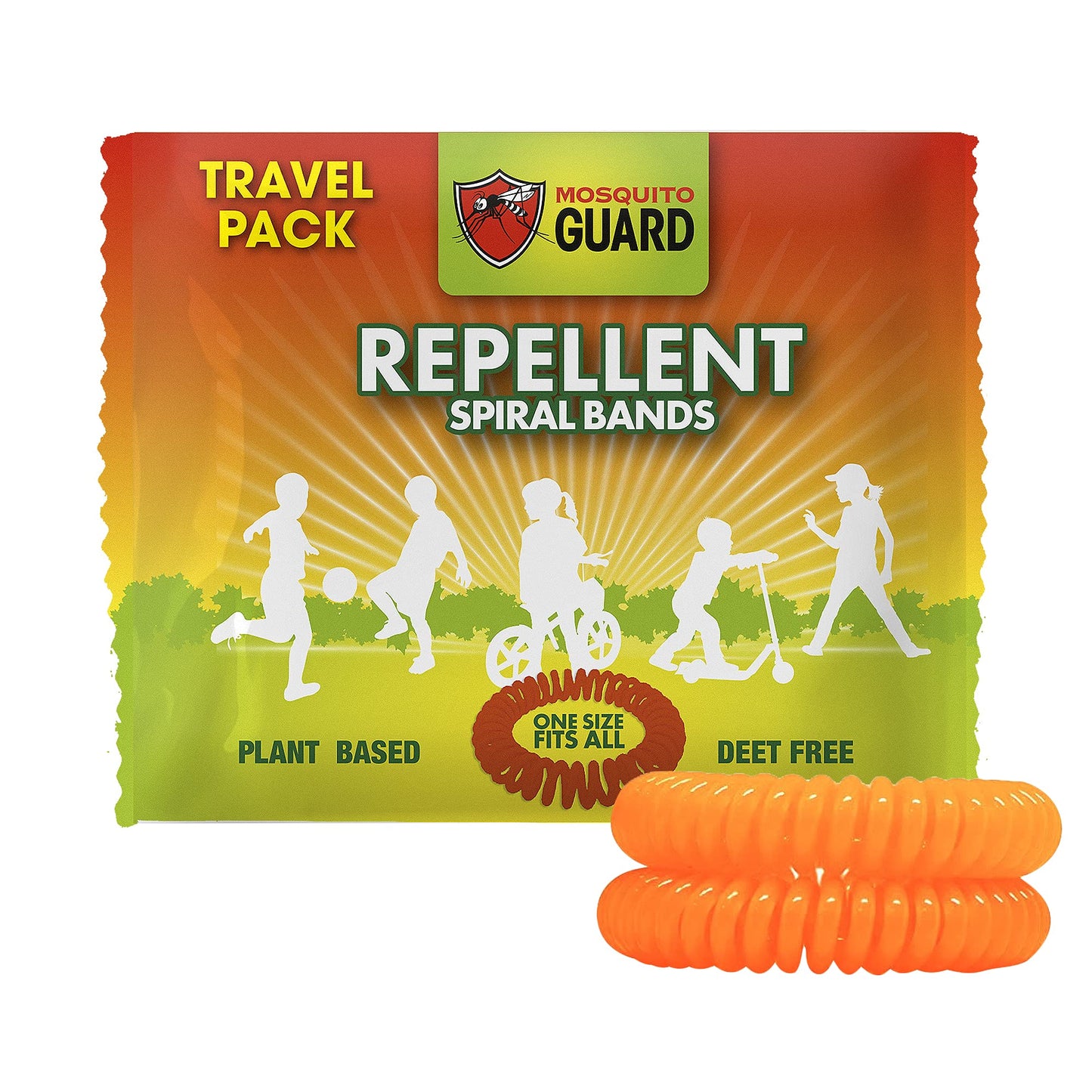 Mosquito Guard 20 Deet Free Mosquito Repellent Bracelets for Kids - Camping Essentials Bug Repellent Bracelets - Mosquito Repellent Outdoor Patio Bands - Summer Essential Bug Bracelets Repellent Kids