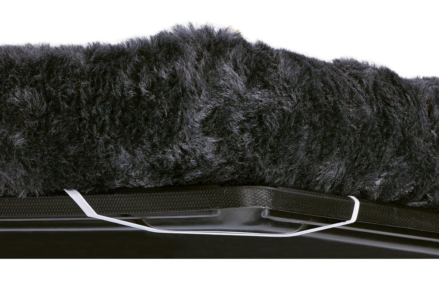 MidWest Homes for Pets QuietTime XXS Dog Bed – Gray Faux Fur Bolster, Ultra-Soft and Machine Washable, Fits 18-Inch Crates and Carriers, for Small Dogs and Cats