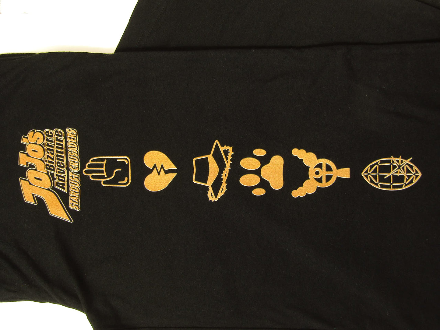 Jojo's Bizarre Adventure Golden Symbols Men's Black Sleep Pajama Pants-Medium