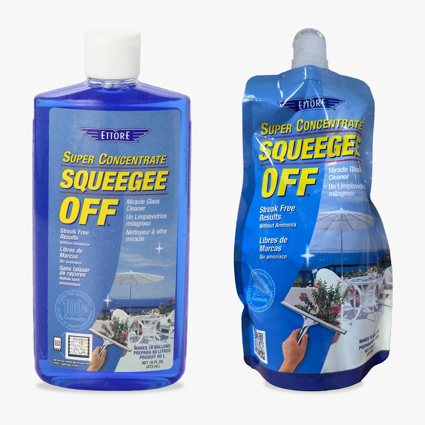 Ettore 30116 Squeegee-Off Window Cleaning Soap, 16 Fl Oz (Pack of 2)