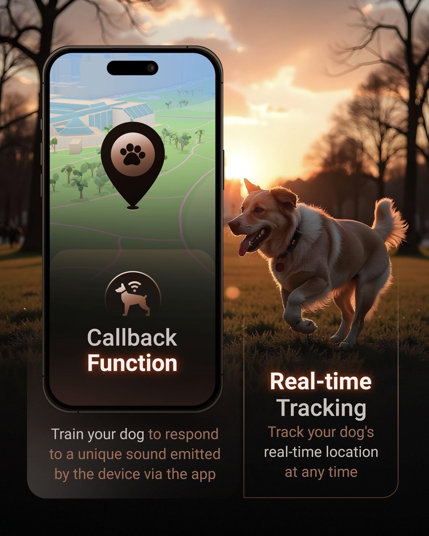 PAJ GPS Dog Tracker - 4G Real-Time Tracking & Runaway Alerts - Waterproof, Long-Range, Smart App Monitor Health & Activity - Fits Any Collar, Mini Device Navigator Chip - Subscription Required - Black