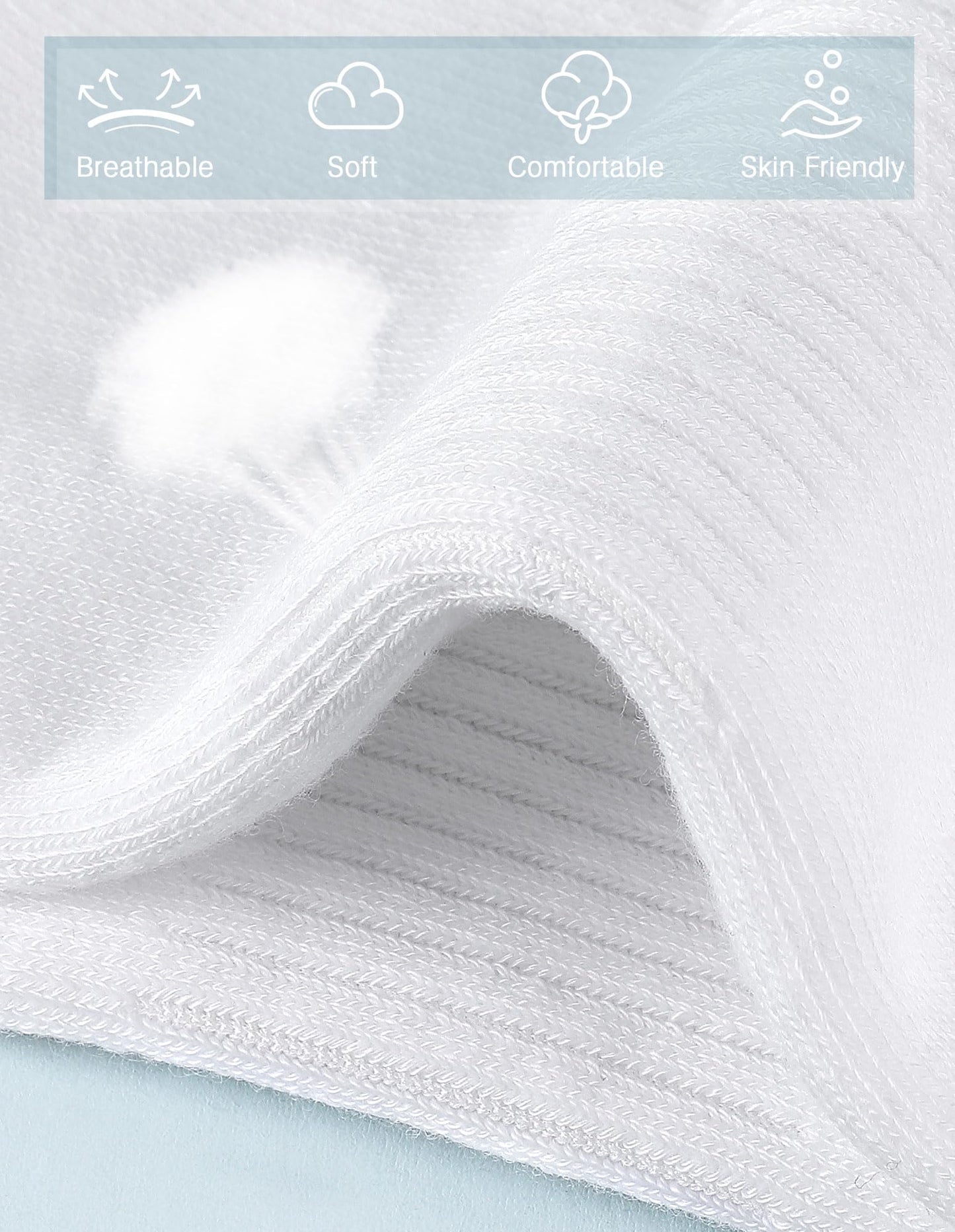 Airacker Athletic Socks Sport Running Calf Socks Performance Cushioned Breathable Crew Socks for Men Women(6 Pairs)