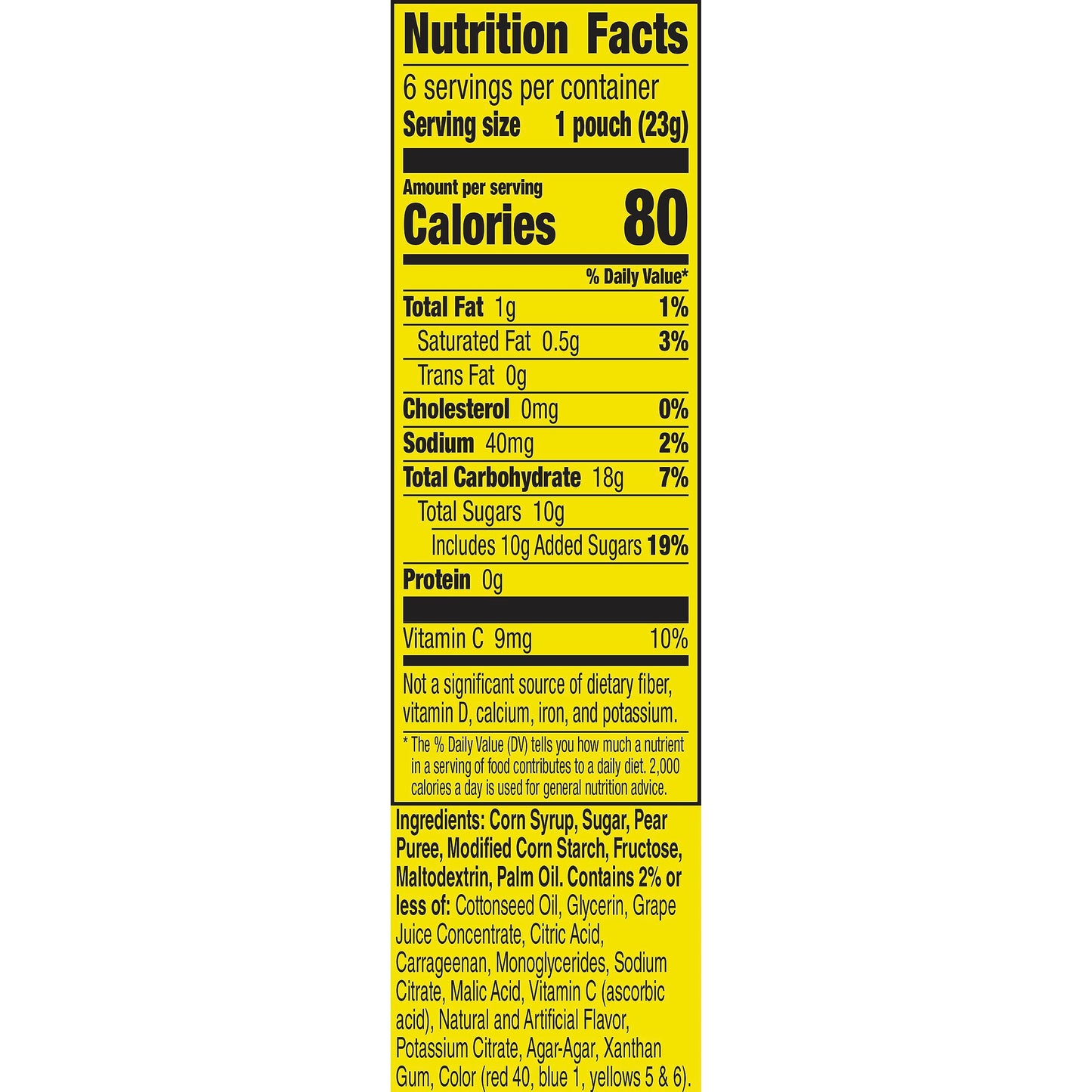 Gushers Fruit Flavored Snacks, Tropical Fruit Flavor, 6 Pouches, 4.8 oz