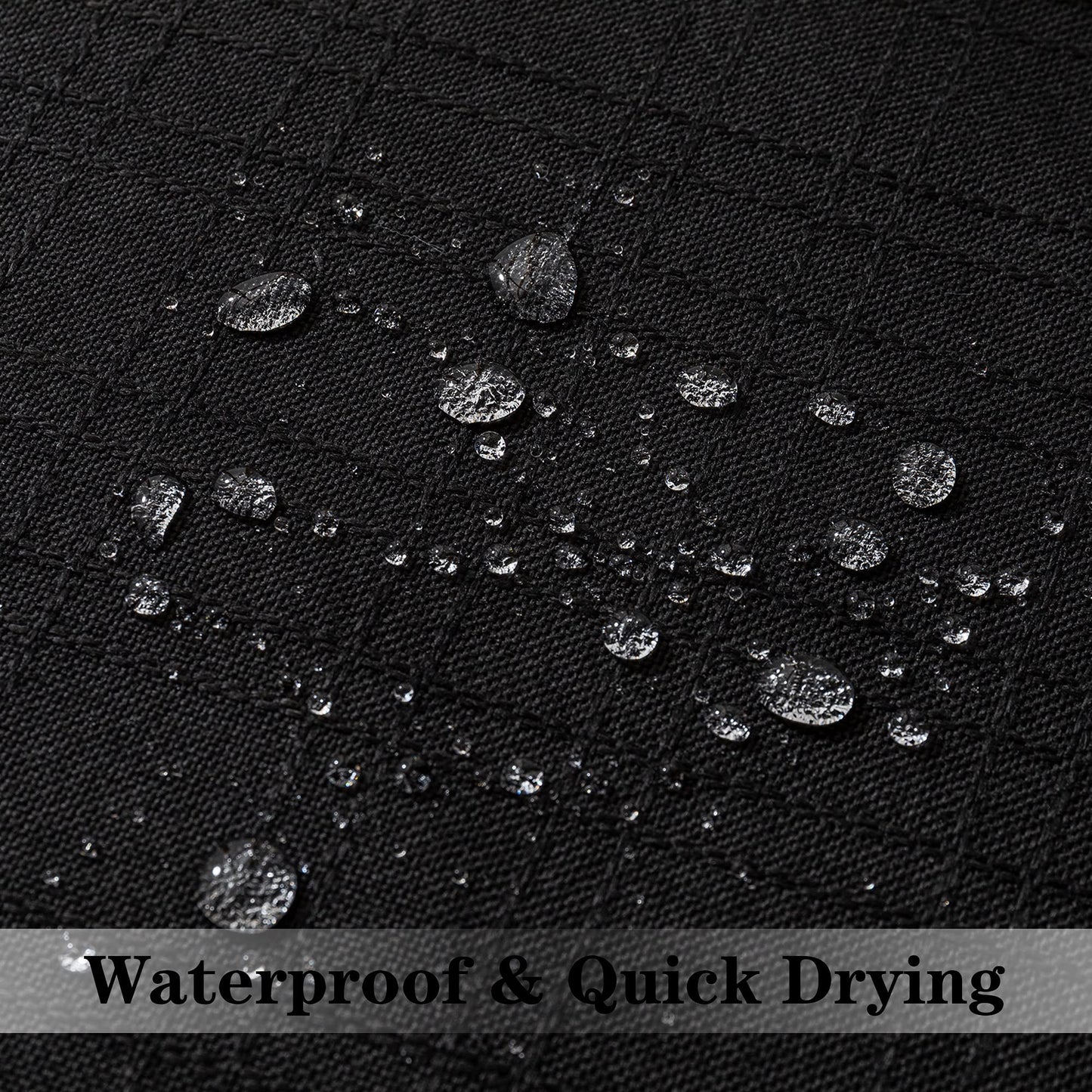 Kevin Textile Pack of 2 Decorative Outdoor Waterproof Throw Pillow Covers Checkered Lumbar Pillowcases Classic Cushion Cases for Patio Couch Bench 12 x 20 Inch Black