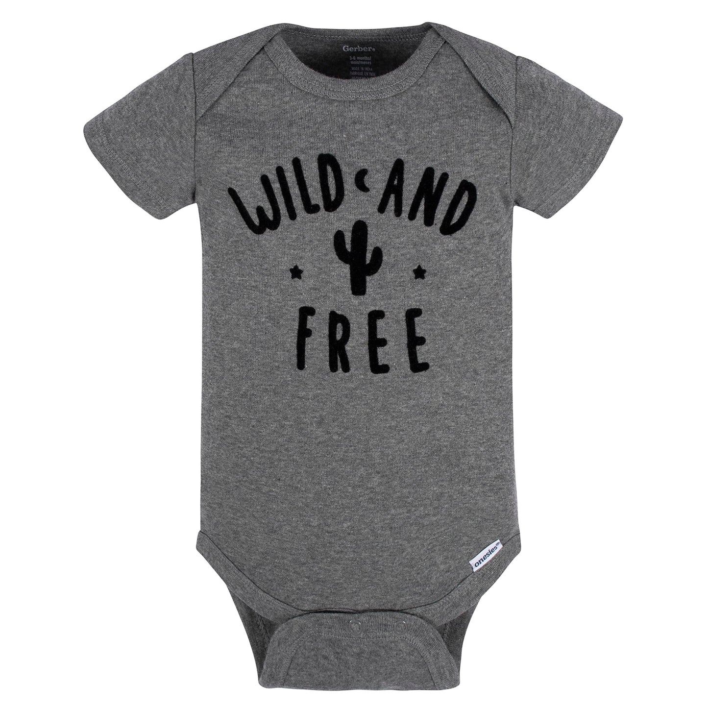 Gerber Baby 8-Pack Short Sleeve Onesies Bodysuits, Southwest, 3-6 Months