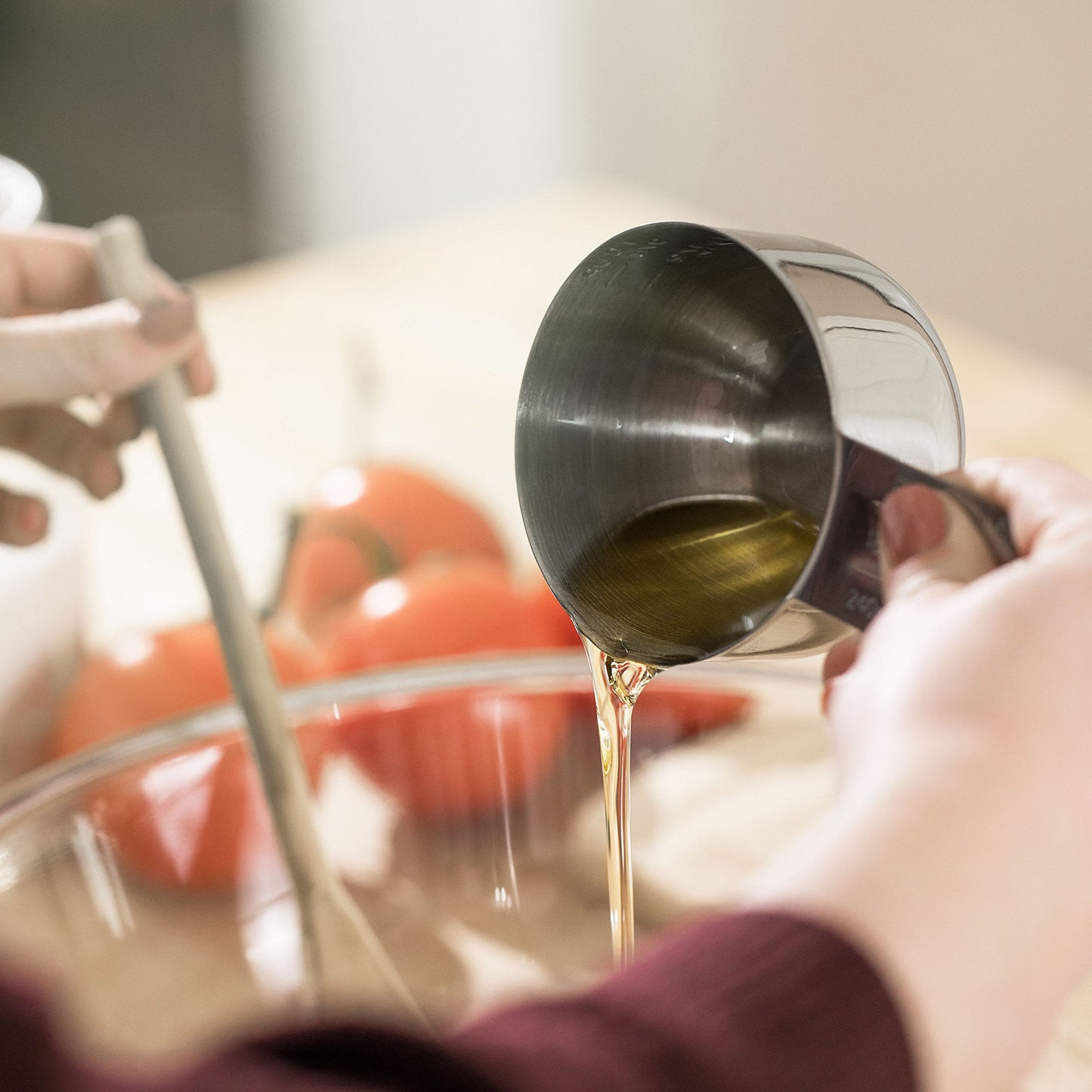 Morgenhaan Premium 304 Stainless Steel Measuring Kit - 8-Piece Essential Cups and Spoons for Everyday Use, Stackable & Durable